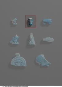Fragment eines Anhängers in Form einer kleinen Figur