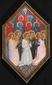 Verehrende Engel und Cherubim