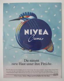 Nivea-Creme "Die nimmt zarte Haut unter ihre Fittiche."