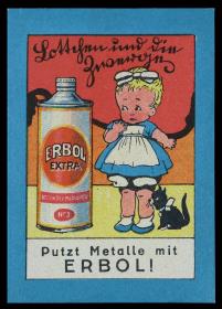 Lottchen und die Zwerge. Putzt Metalle mit Erbol.