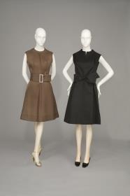 Braunes Cocktailkleid