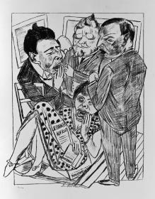 Die Enttäuschten II (Blatt 6 aus "Berliner Reise 1922")