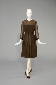 Mokkabraunes Cocktailkleid
