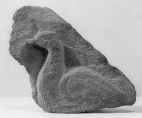 Ente oder Gans (Hamsa?) (Fragment)