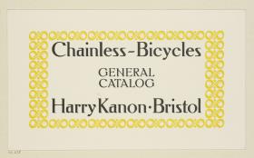 Chainless-Bicycles General Catalog Harry Kanon Bristol