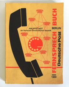 Fernsprechbuch Berlin - Haupstadt der Deustchen Demokratischen Republik