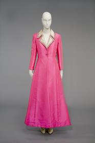 Abendmantel in Shocking-Pink