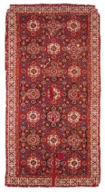 Kleingemusterter Holbein-Teppich