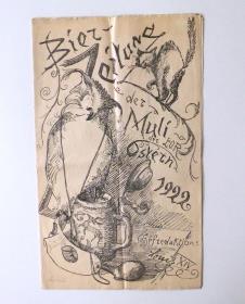 Bier-Zeitung der Muli det L.O.R. Ostern 1922