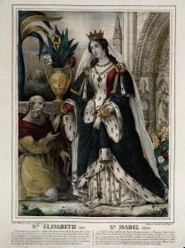 Ste. Élisabeth Reine. Sta. Isabel Reina (Die Heilige Elisabeth, Königin)