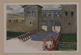 Saalburg bei Homburg. Porta Decumana