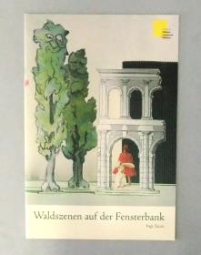 Waldszenen auf der Fensterbank.