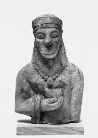 Oberkörper einer weiblichen Statuette