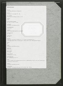 Rahmeninventar der Gemäldegalerie Buch III 1991-1993