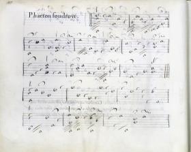 Phäeton foudroye I - Autograph von Denis Gaultier