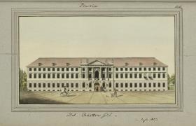 Berlin. Das Cadettenhaus im Jahr 1807.
