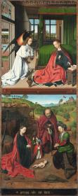 Die Verkündigung an Maria - Die Geburt Christi (Altarflügel zu 529B)