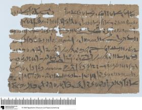Demotischer Papyrus, Querformatbrief (Korrespondenz Espnebonchis, Sohn des Espneti-hetnetjer)