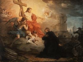Die Vision des heiligen Ignatius von Loyola