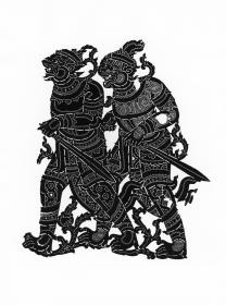 Die Affengeneräle Keyun und Mayun (?)