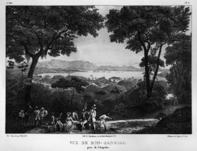 „Vue de Rio (de) Janeiro“ (Ansicht von Rio de Janeiro)