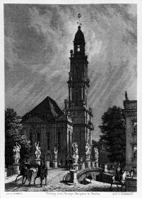 Die Garnisonkirche in Potsdam von Westen