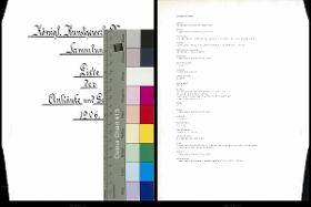 Inventarbuch Sammlung 1906 [= Königl. Kunstgewerb.Museum. Sammlung. Liste der Ankäufe und Geschenke 1906.]