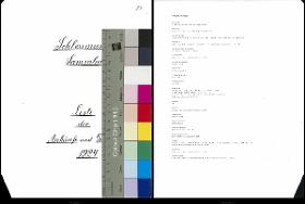 Inventarbuch Sammlung 1924-1925 [= Schlossmuseum Sammlung Liste der Ankäufe und Geschenke 1924]