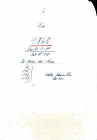 2 3/4 1868 Inv. Nr. 1-701 Seite 85 - 152 Es fehlen die Seiten 86, 145, 146, 147 rechts, fehlen im Film da leer.  [= Erwerbungsjahr 1868: 1-701 aus Inventarbuch Sammlung 1867-69]