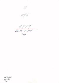 9 15/16 1877 Inv.Nr. 1-304 vollst. 29.6.1960 gez. Sch. [Schönberger, Arno] v.B. [= Erwerbungsjahr 1877: 1-304 aus Inventarbuch Sammlung 1877]