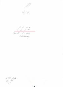 19 26/27 1882 Inv.Nr. 1-262 vollständig 30. Juni 1960 gez. Sch. [Schönberger, Arno] v.B. [= Erwerbungsjahr 1882: 1-262 aus Inventarbuch Sammlung 1882]