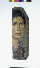 Mumienporträt einer älteren Frau