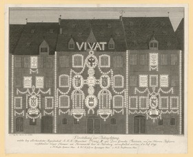 Illumination für Franz II. und Maria Theresia von Sizilien in Nürnberg 1792