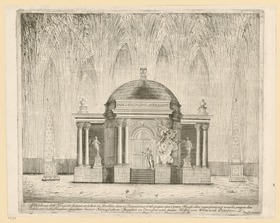 Janus-Tempel in Berlin gegenüber der Oper 1746