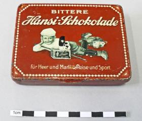 Bittere Hansi-Schokolade für Heer und Marine, Reise und Sport.