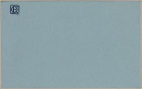 Briefumschlag mit Monogramm OE (Otto Eckmann)