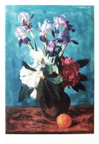 Blumenstilleben mit Iris