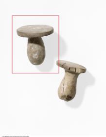 Ohrstecker, pilzförmig