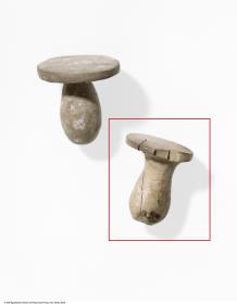 Ohrstecker, pilzförmig