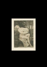 Nackte Venus, sitzend. Aus: Der neue Tannhäuser