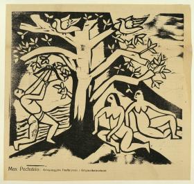 Erlegung des Festbratens (aus: Der Sturm, Nr. 93, Jan. 1912, Titelseite)