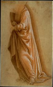 Gewandstudie (nach der "Sibylle" Domenico Ghirlandaios)