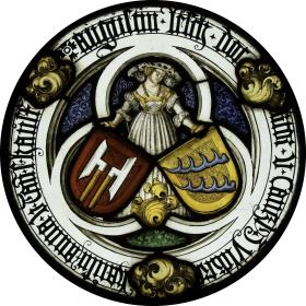 Wappenscheibe des Augustin Fesch und der Anna von Tann