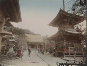 "Der  sogen. Mayasan-Mondtempel" in Kôbe