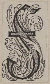 Antiqua-Initiale F für die Zeitschrift PAN