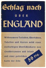 Schlag nach über England. Wissenswerte Tatsachen, Übersichten Tabellen und Karten.