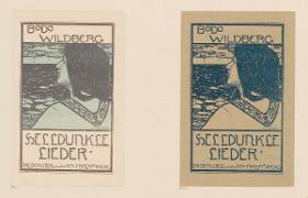 Probedruck zu Bodo Wildberg Helldunkle Lieder