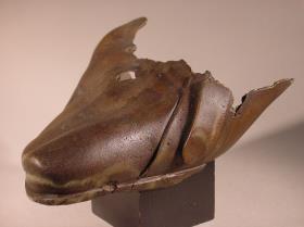 Statuenfragment: mit Schuh bekleideter Fuβ