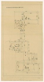 Wuppertal, Wettbewerb, Schematische Skizze zur Berechnung des umbauten Raumes der Ingenieurschule