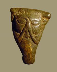 Spitzbärtige Maske. Silen (?)
